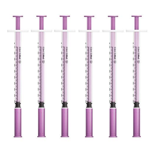 0.5mL Peptide & Insulin Syringes, 31G 8mm – DJMed