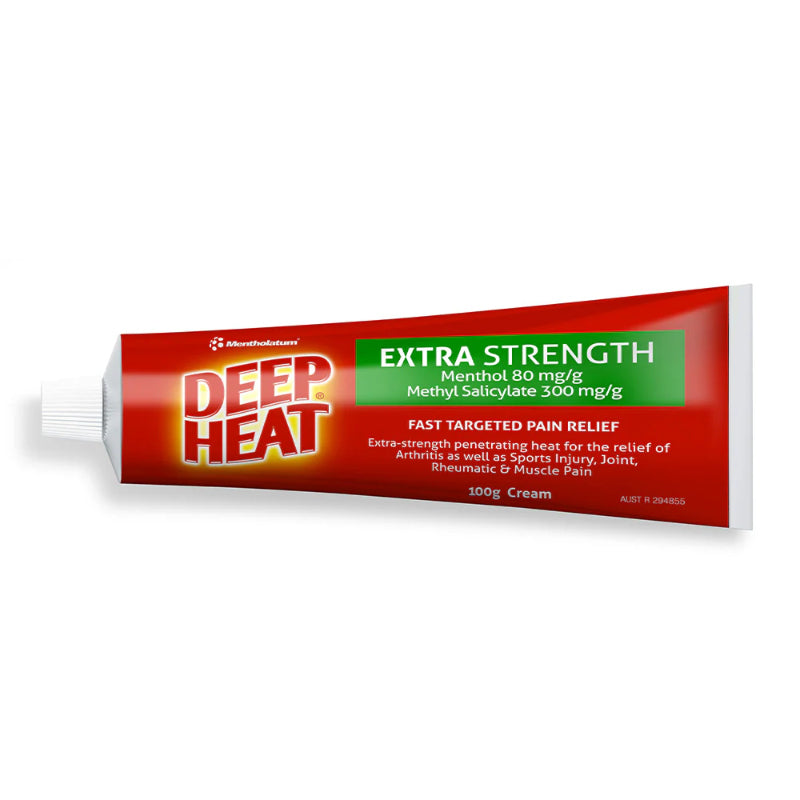 Deep Heat Extra Strength 100g – Heat & Cold Therapy
