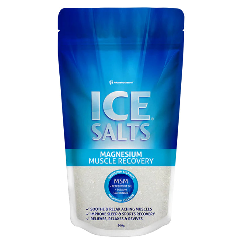 Mentholatum Ice Magnesium Bath Salts 800g – Heat & Cold Therapy