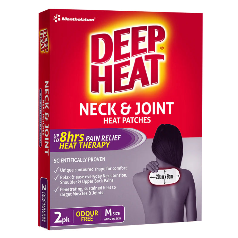 Deep Heat Patch Neck & Joint 2pk – Back, Neck & Posture Supports