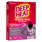 Deep Heat Patch Period Pain 3pk – Heat & Cold Therapy