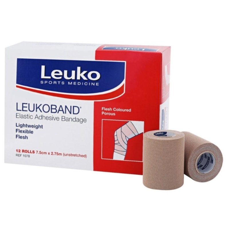 Leukoband Elastic Adhesive Beige 75mm – Taping & Strapping