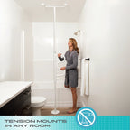 Stander Wonder Pole Plus (Security Pole Curved Grab Bar)