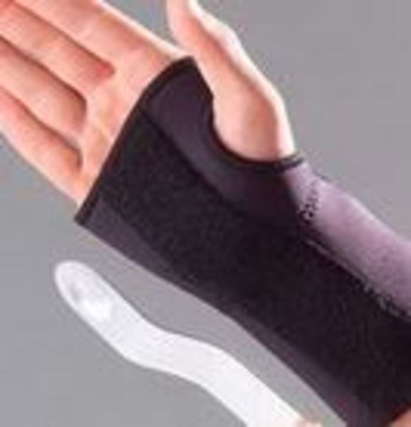 LP Wrist Brace Tan internal stay detail