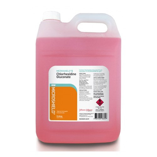 Microshield 5 Chlorhexidine Concentrate 5L product image