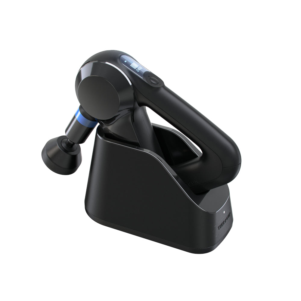 Theragun Wireless Charging Stand ELITE with device