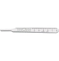 Stainless steel caliper on a white background