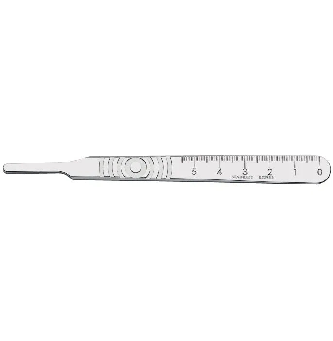 Stainless steel caliper on a white background
