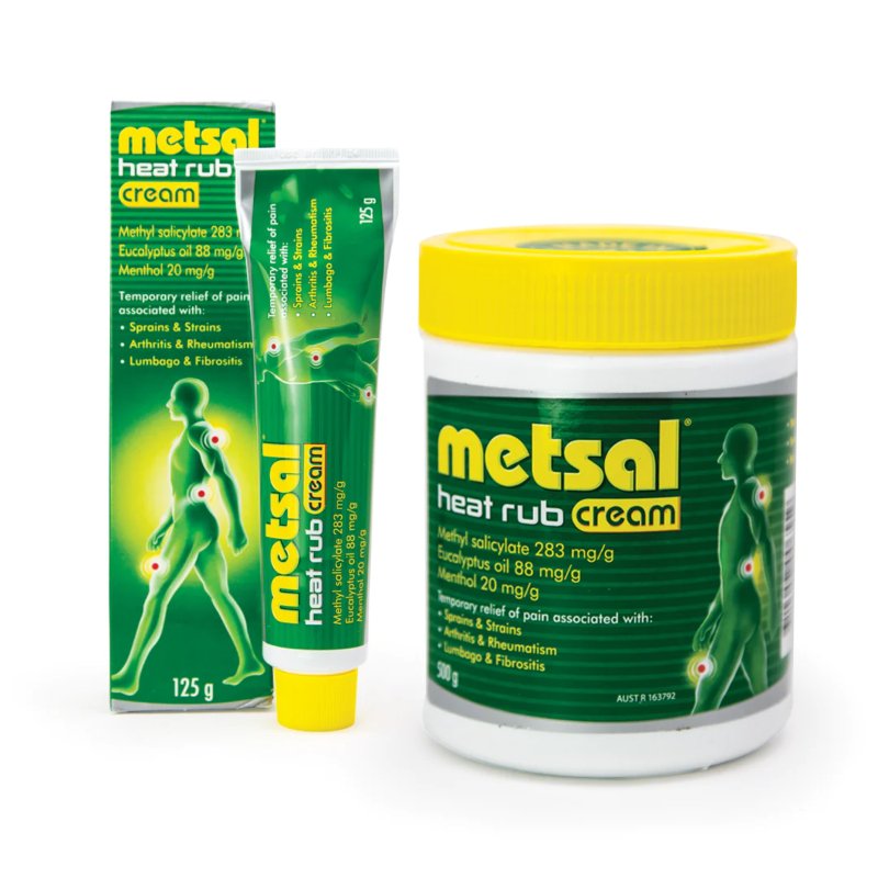 Metsal Heat Rub Cream – Heat & Cold Therapy