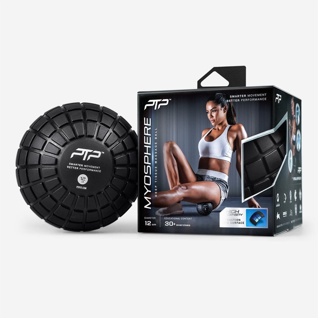 PTP MyoSphere Circular Massage Ball with packaging