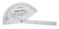 Baseline Finger Flexion to Hyper-Extension Goniometer Transparent Plastic - rehabilitation and recovery product
