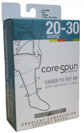 Core-Spun Unisex Socks Moderate Support 20-30mmHg