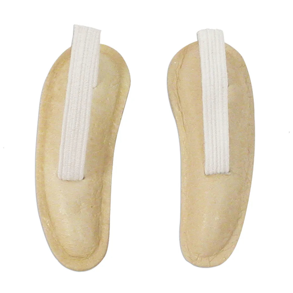 Deramed Footcare Leather Toe Prop Orthotic Support Pair - rehabilitation and recovery product