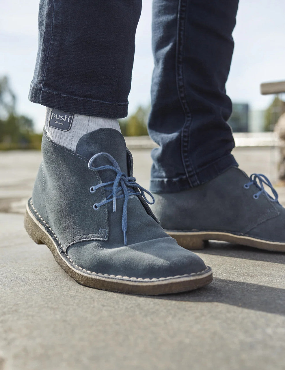 Push med Ankle Brace
