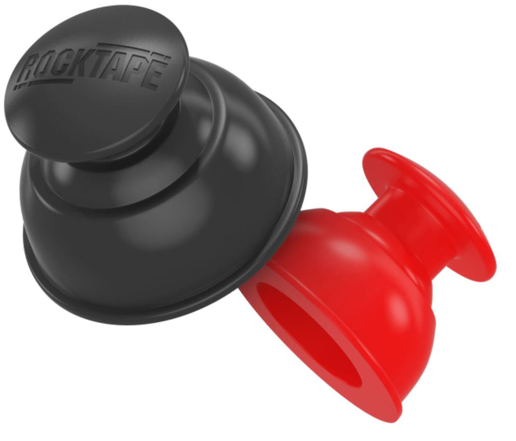 RockPods XL cupping in use