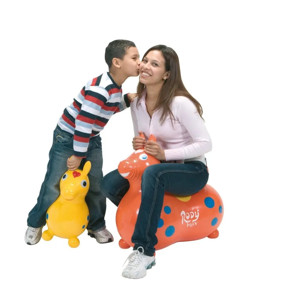 Gymnic Rody Max Large Ride-On Horse Toy Orange - rehabilitation and recovery product