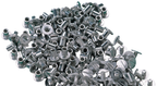 Aluminium Screw Rivets / 6.4MM Shaft Length / Set of 50