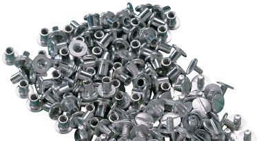 Aluminium Screw Rivets / 6.4MM Shaft Length / Set of 50 – product image 2