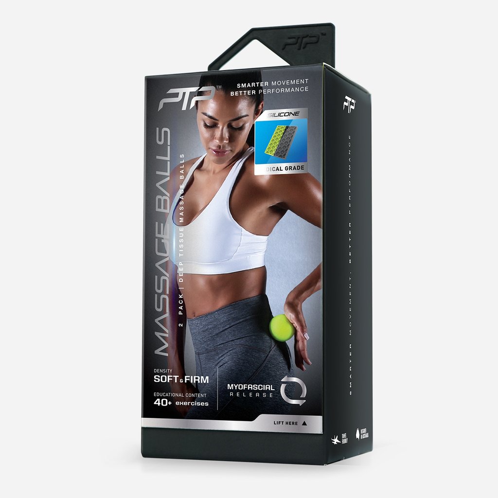 PTP Massage Balls Combo soft and firm balls