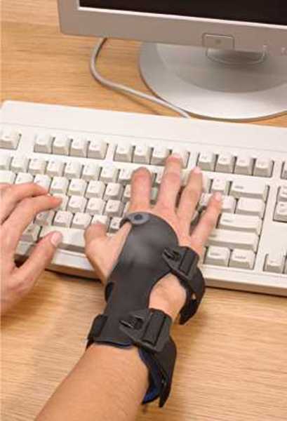 Ossur Exolite wrist brace worn on wrist