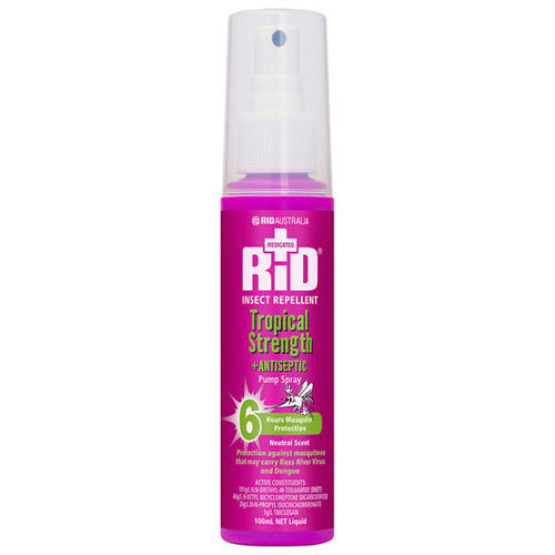 RID Tropical Antiseptic Bite Protection Pump Spray 100ml product image