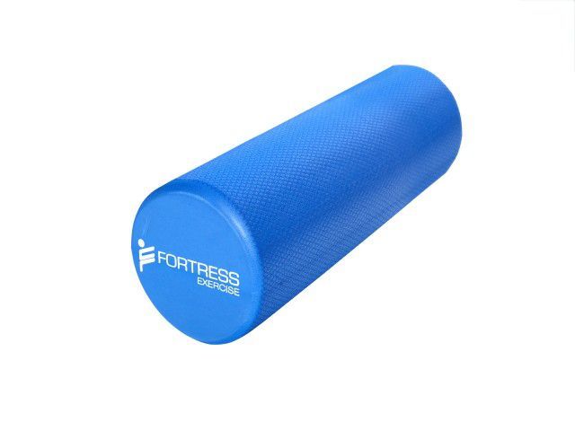 Fortress Medium Round Foam Roller / Solid Blue