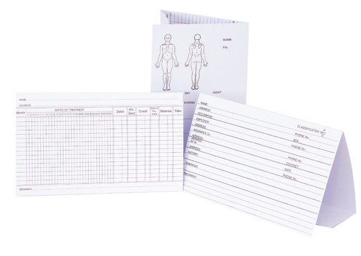 Bodyline Patient History Cards / Pack of 100