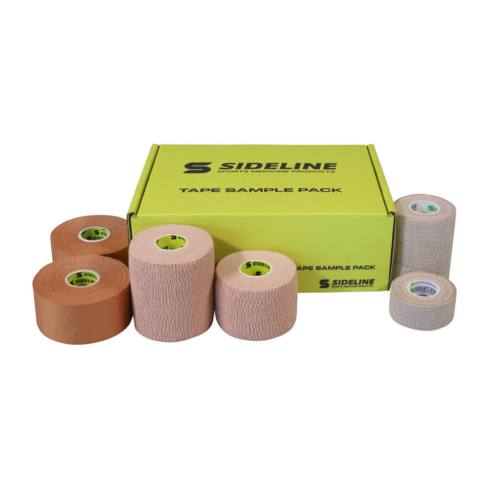 Sideline Strapping Tape Sample Pack contents