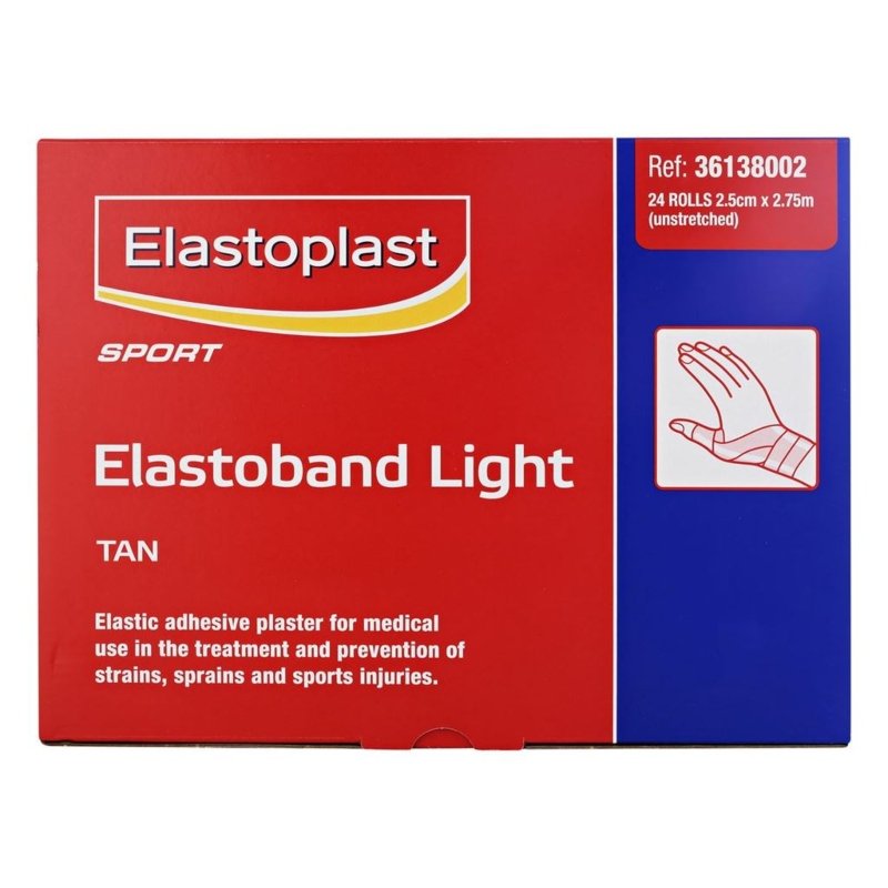 Elastoband 25mm Light Elastic Adhesive Bandage – Taping & Strapping