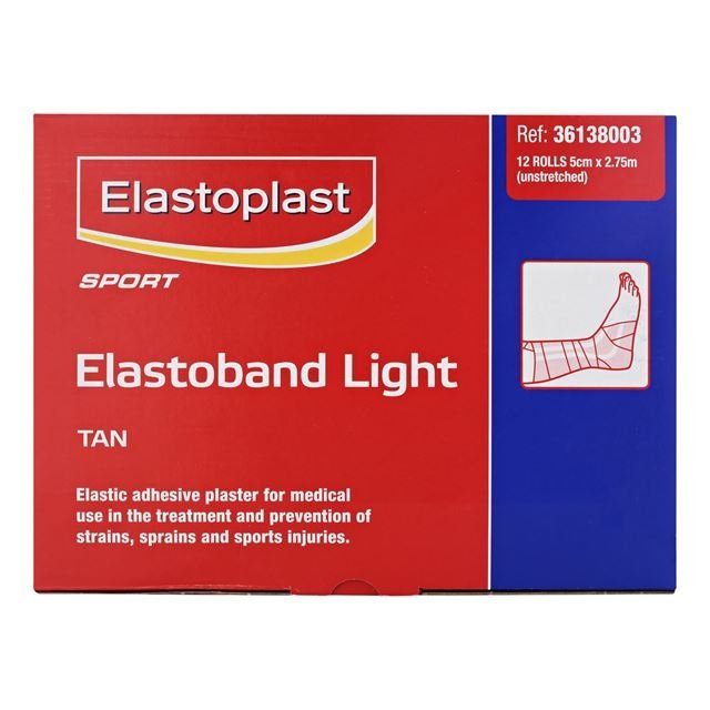 Elastoband 50mm Light Elastic Adhesive Bandage – Taping & Strapping