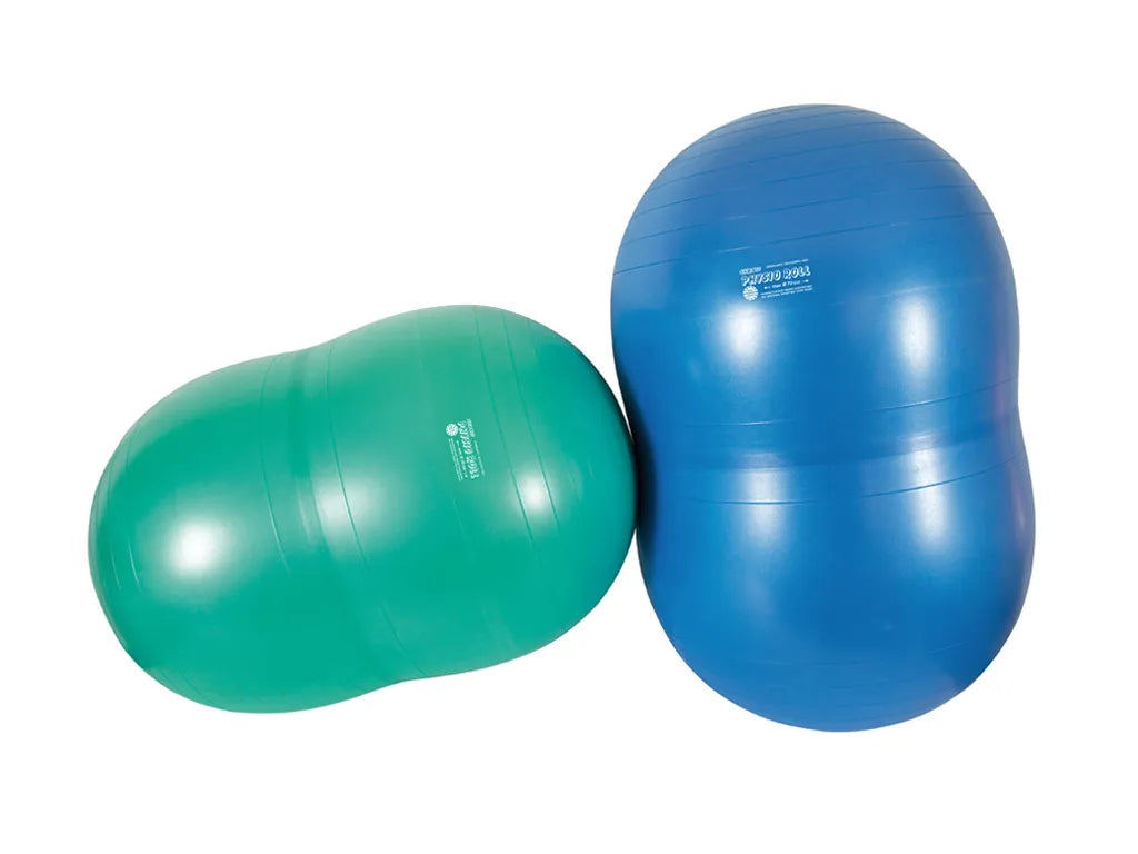Gymnic Physio Roll Plus Exercise Ball 55cm Green for Balance Training, Physiotherapy and Rehabilitation