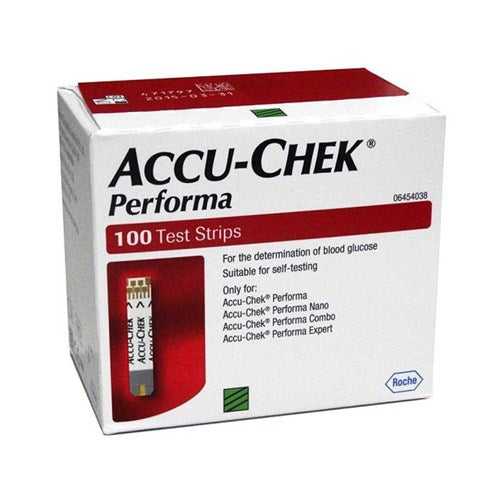 Accu-Chek Performa Glucose Test Strips – 100 Pack product image