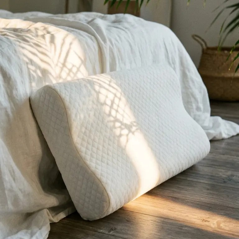 Cooling gel infused contour memory foam pillow