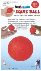 Body Assist Squiz Ball Hand Exerciser Strength Training - rehabilitation and recovery product