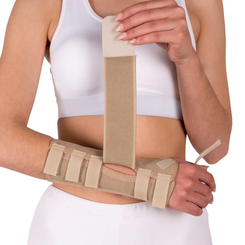 Orthocare Manucare Comfort Stable wrist brace worn on wrist