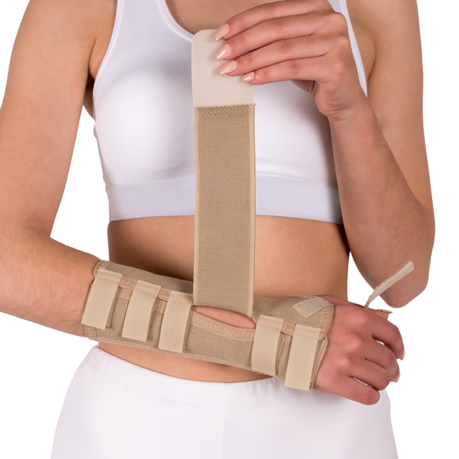 Orthocare Manucare Comfort Stable wrist brace worn on wrist