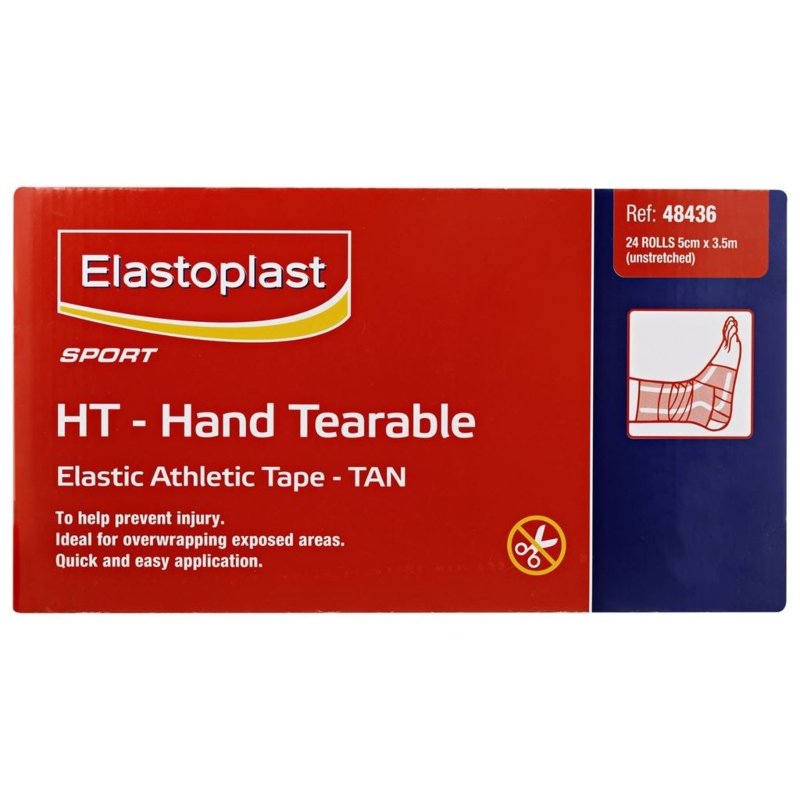 Elastoplast 50mm Hand Tearable Elastic Adhesive Bandage - Tan – Hand, Wrist & Thumb Supports