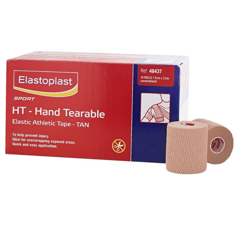 Elastoplast 75mm Hand Tearable Elastic Adhesive Bandage - Tan – Hand, Wrist & Thumb Supports