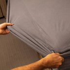 Conni Micro-Plush - Long Single Waterproof Fitted Sheet