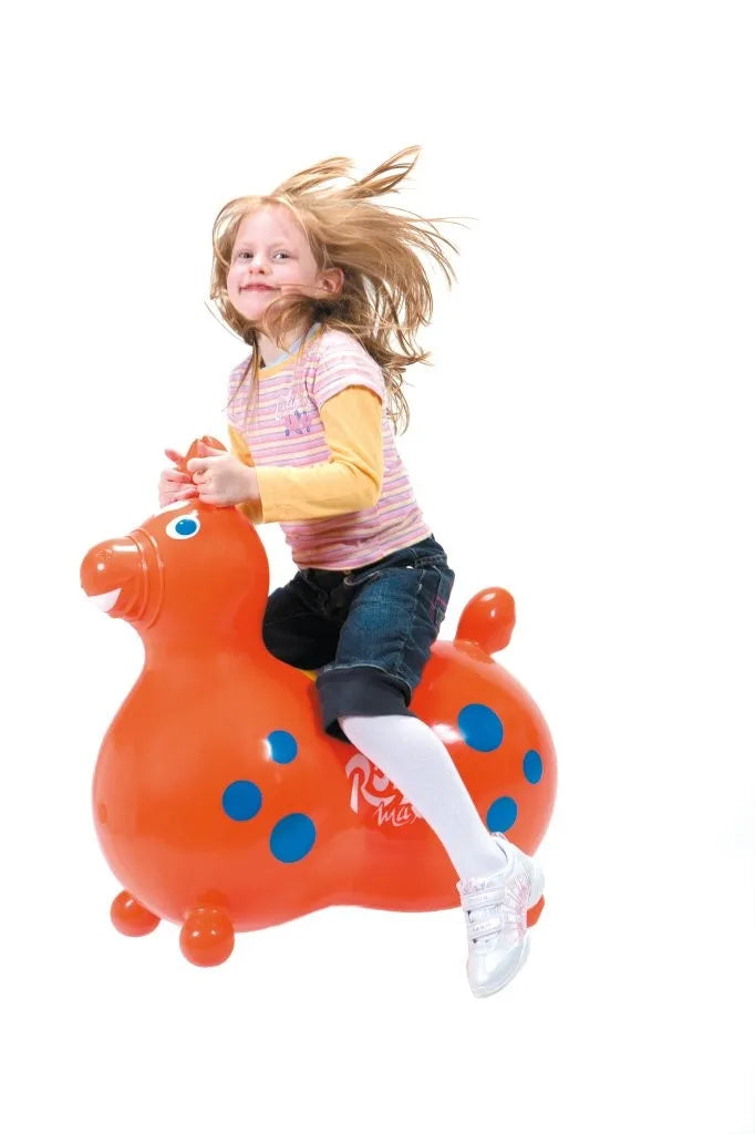 Gymnic Rody Max Large Ride-On Horse Toy Orange - rehabilitation and recovery product
