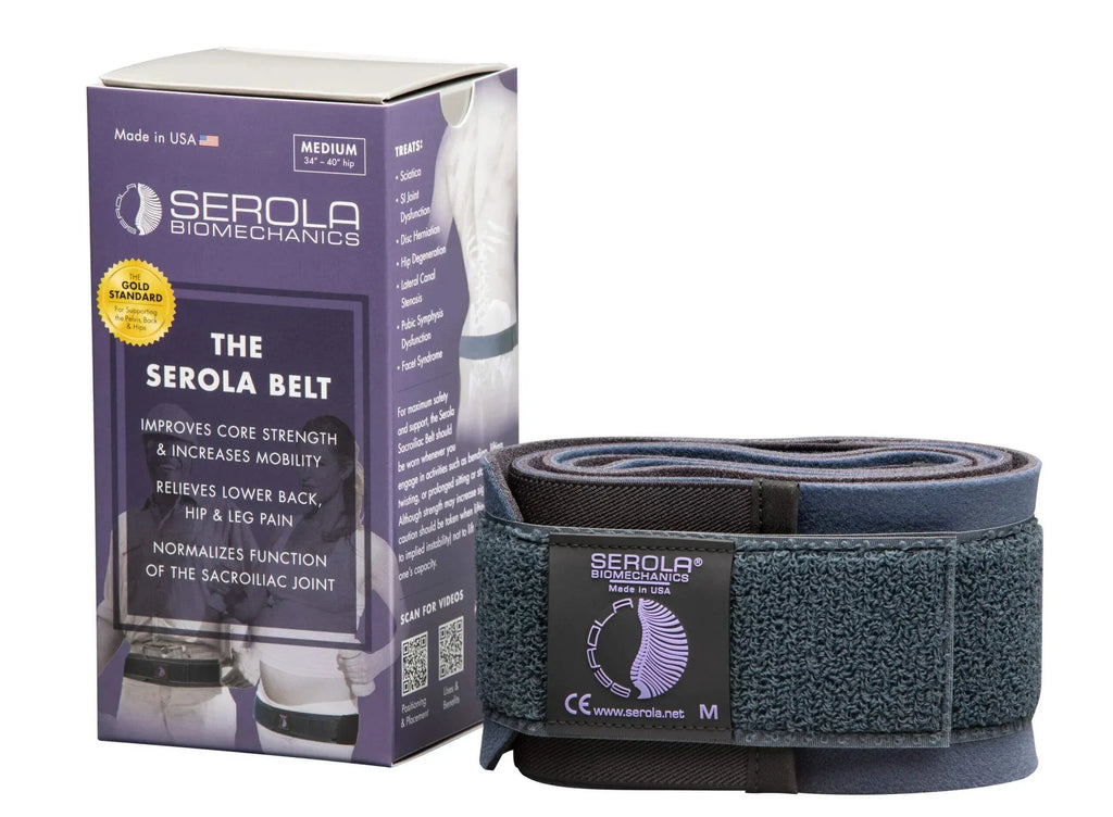 Serola Sacroiliac Belt Adjustable Tension Support for SI Joint Pain and Pelvic Stability