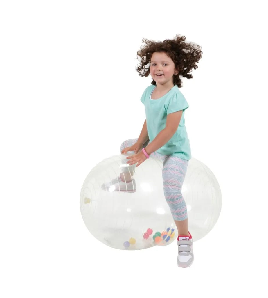 Gymnic Physio Activity Roll 55cm Clear Therapy Sensory Tool - rehabilitation and recovery product