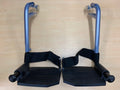 Wheelchair Swingaway Legrest  Assembly Max Mobility Omega HD1 Blue (PAIR)