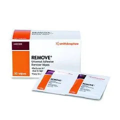 Smith & Nephew Remove Adhesive Solvent Wipes Box of 50 - rehabilitation and recovery product