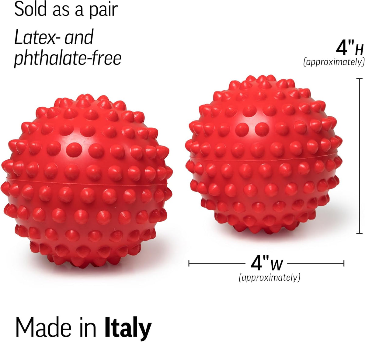 Franklin Method Easy Grip Ball 2pc Set Red