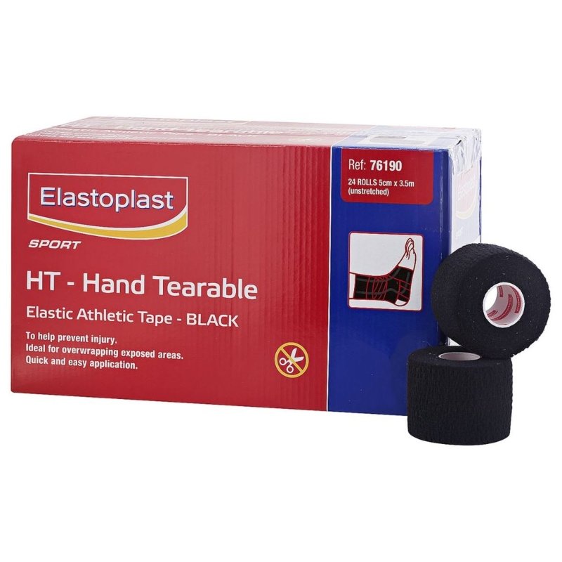 Elastoplast 50mm Hand Tearable Black – Hand, Wrist & Thumb Supports
