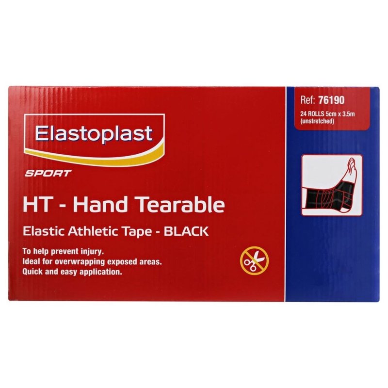 Elastoplast 50mm Hand Tearable Black – Hand, Wrist & Thumb Supports