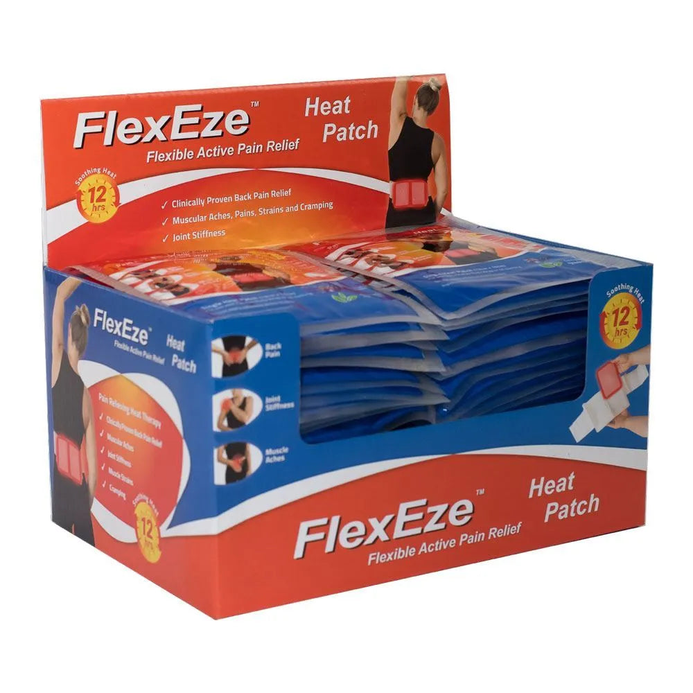 FlexEze Heat Patches 12 Hour Muscle Relief - rehabilitation and recovery product