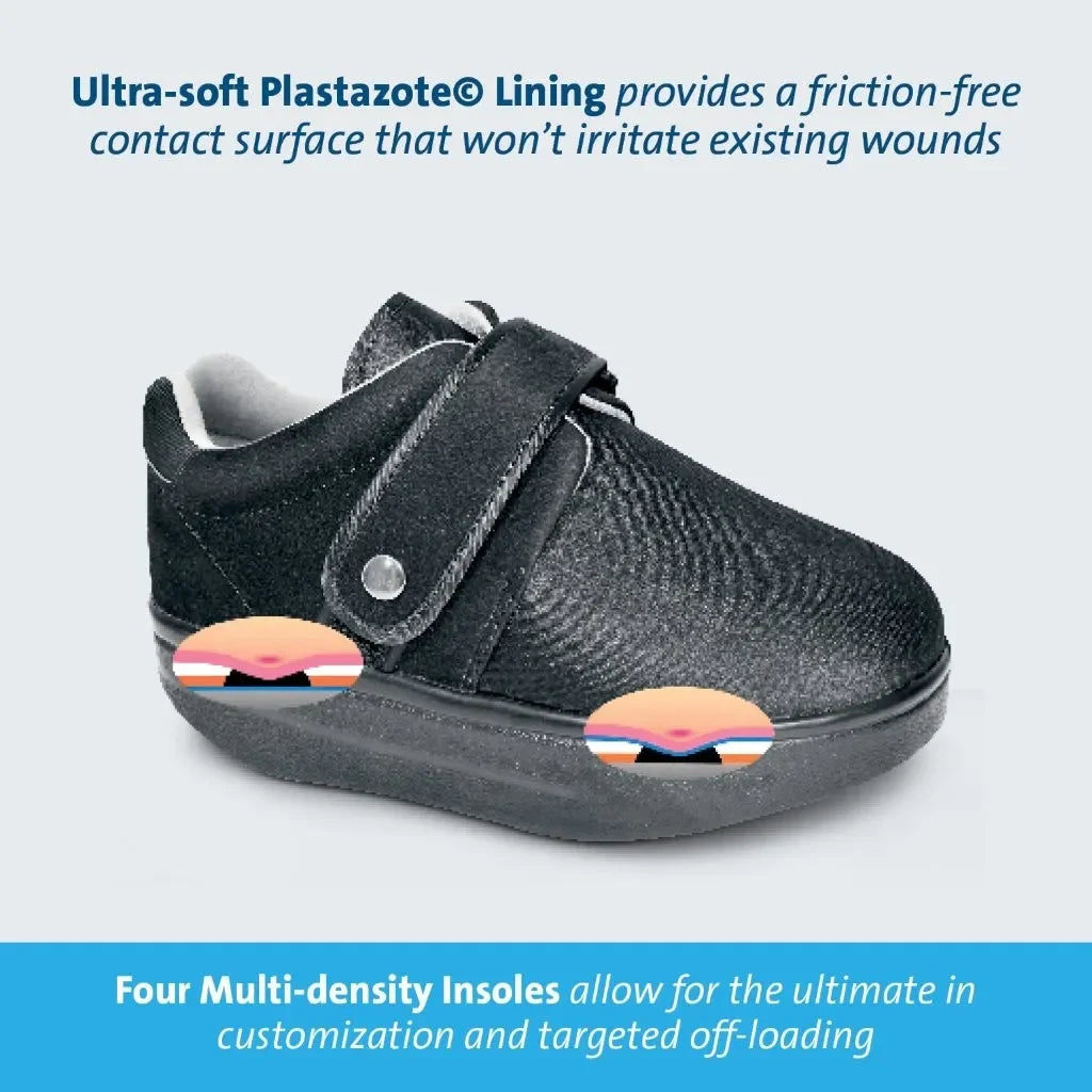 Darco GentleStep X-Wide Extra-Depth Shoes for Orthotic Support, Diabetic Foot Care and Rehabilitation