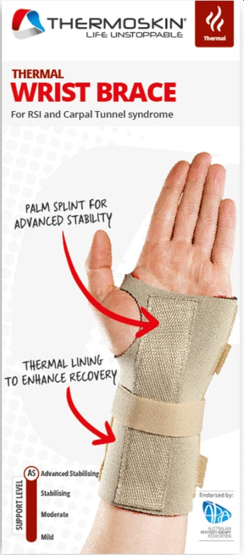 Thermoskin Thermal Wrist Brace – Hand, Wrist & Thumb Supports